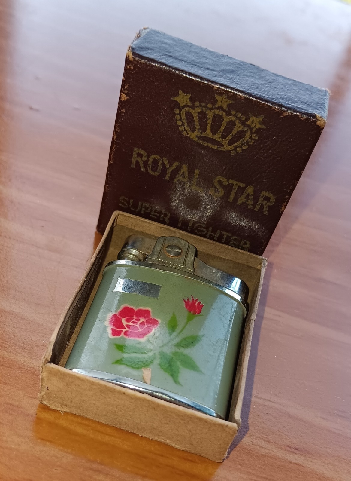 Vintage Royal Star Lighter In Original Box Vintage Royal Star Lighter In Original Box