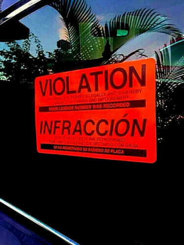 (REAL) 5 PACK NO PARKING WARNING STICKERS BILINGUAL VIOLATION ⭐700+ PKS SOLD⭐ (REAL) 5 PACK NO PARKING WARNING STICKERS BILINGUAL VIOLATION ⭐700+ PKS SOLD⭐