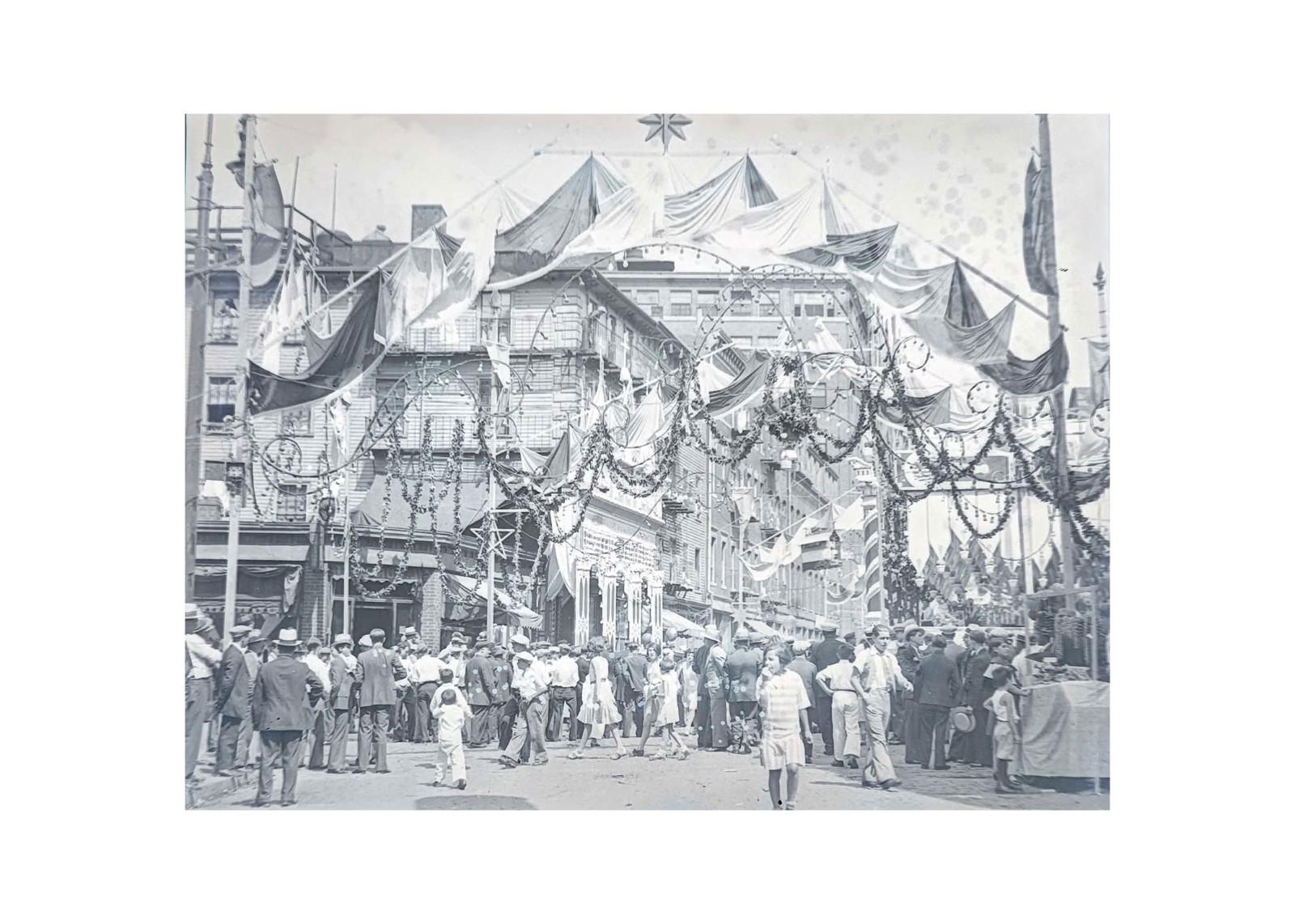 1930 Boston North End Italian Saints Day Feast (2) Original Glass Negatives OOAK 1930 Boston North End Italian Saints Day Feast (2) Original Glass Negatives OOAK