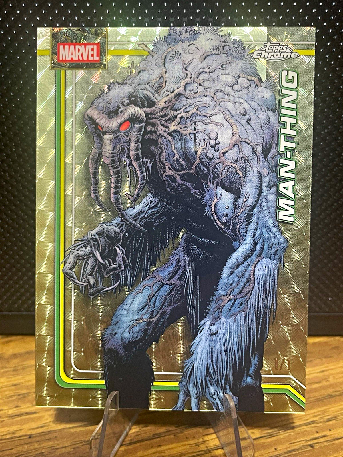 2026 Topps Chrome Marvel Man-Thing #75 Superfractor 1/1 TRUE ONE OF ONE