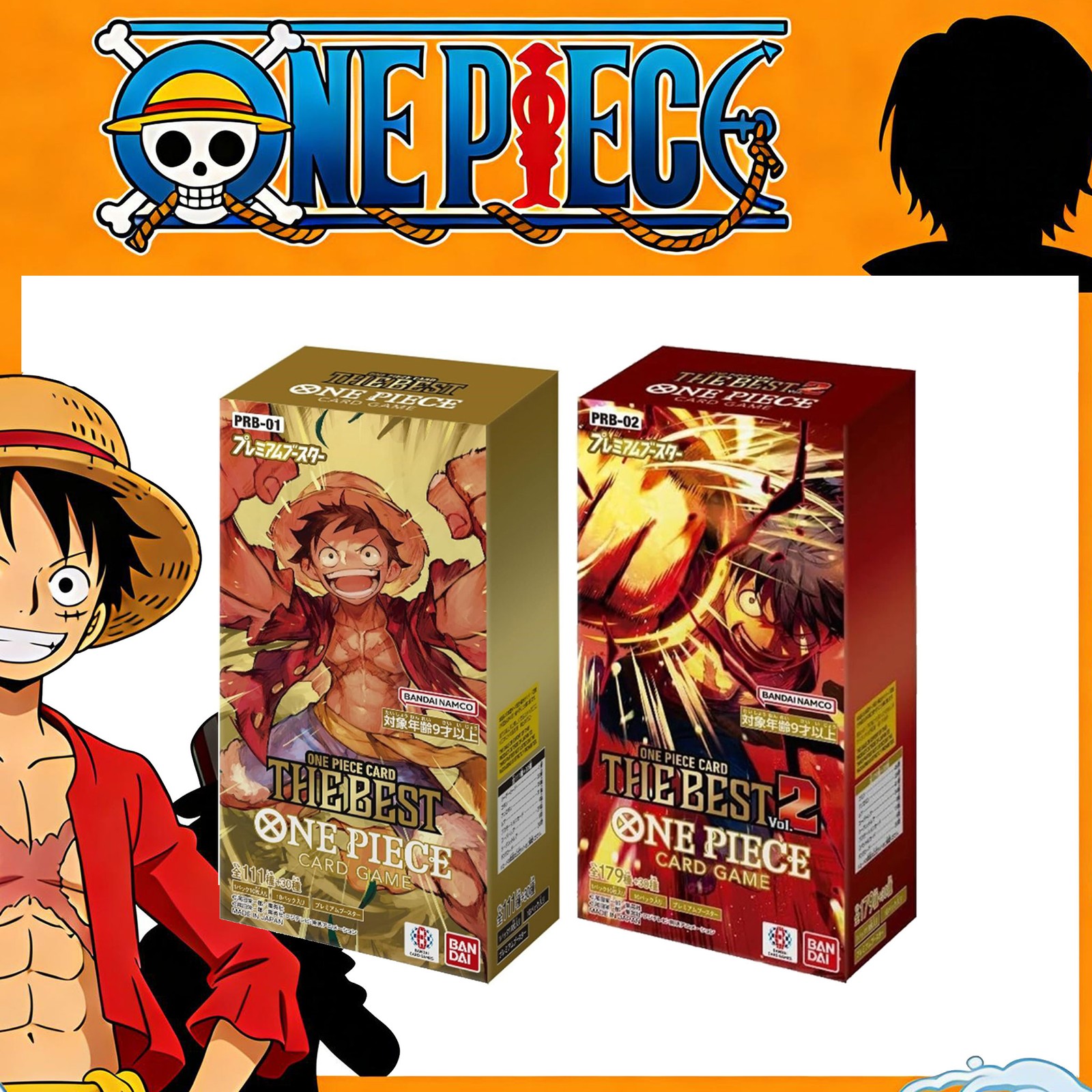 Sealed One Piece TCG PRB-01 PRB-02 Japanese Premium Booster Box Japanese Sealed Sealed One Piece TCG PRB-01 PRB-02 Japanese Premium Booster Box Japanese Sealed