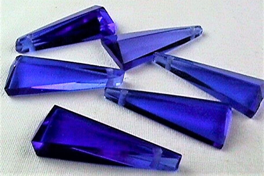 THE MOST GORGEOUS COBALT CHANDELIER CRYSTALS C-29 THE MOST GORGEOUS COBALT CHANDELIER CRYSTALS C-29