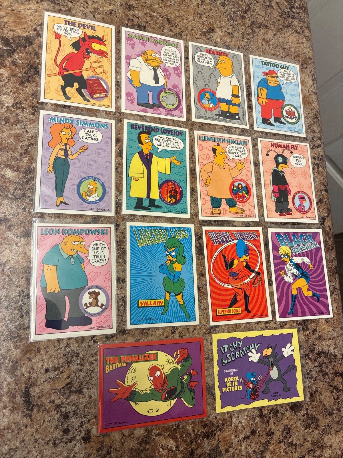 1994 Skybox THE SIMPSONS trading card (x14) LOT🔥FREE SHIPPING NICE