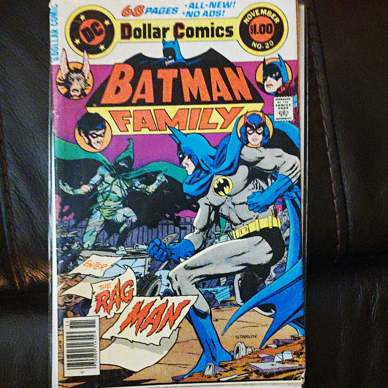 DC Comics Batman Family #20 The Ragman Batman Batgirl Nightwing Jim Starlin DC Comics Batman Family #20 The Ragman Batman Batgirl Nightwing Jim Starlin