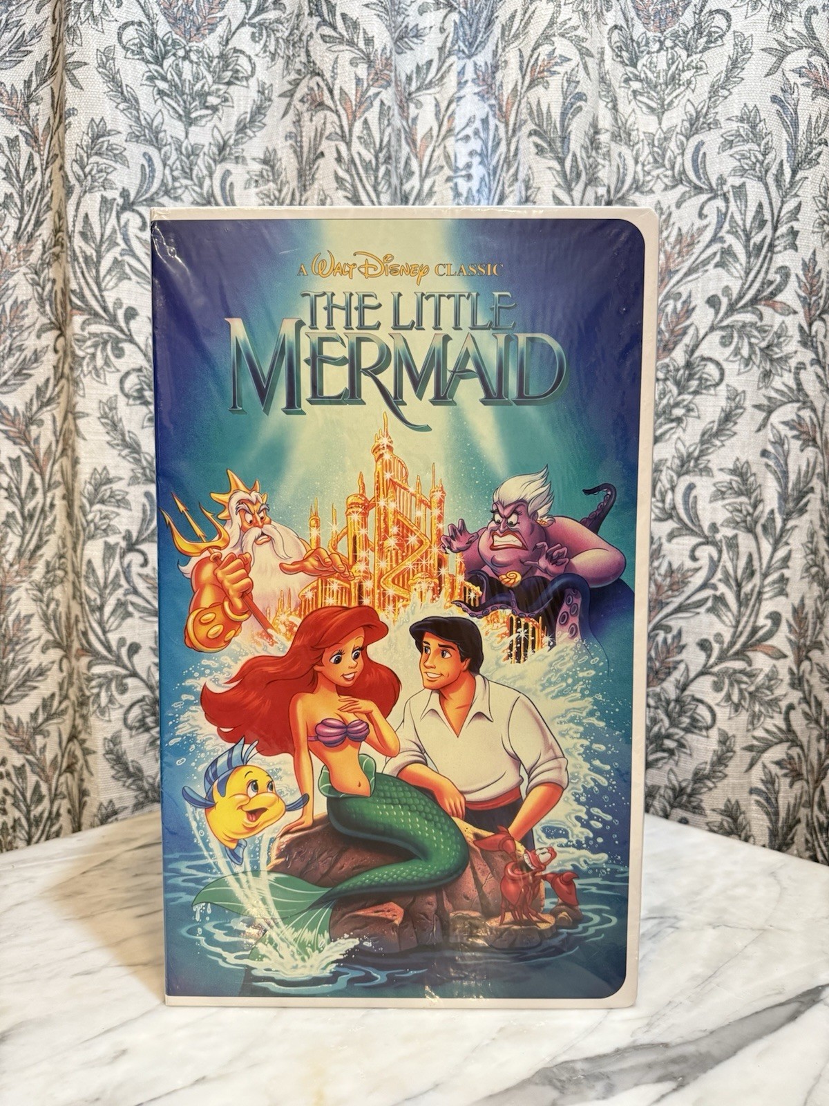 Disney The Little Mermaid Classic VHS Boxed Silk Touch Throw Blanket , 50" x 70" Disney The Little Mermaid Classic VHS Boxed Silk Touch Throw Blanket , 50" x 70"