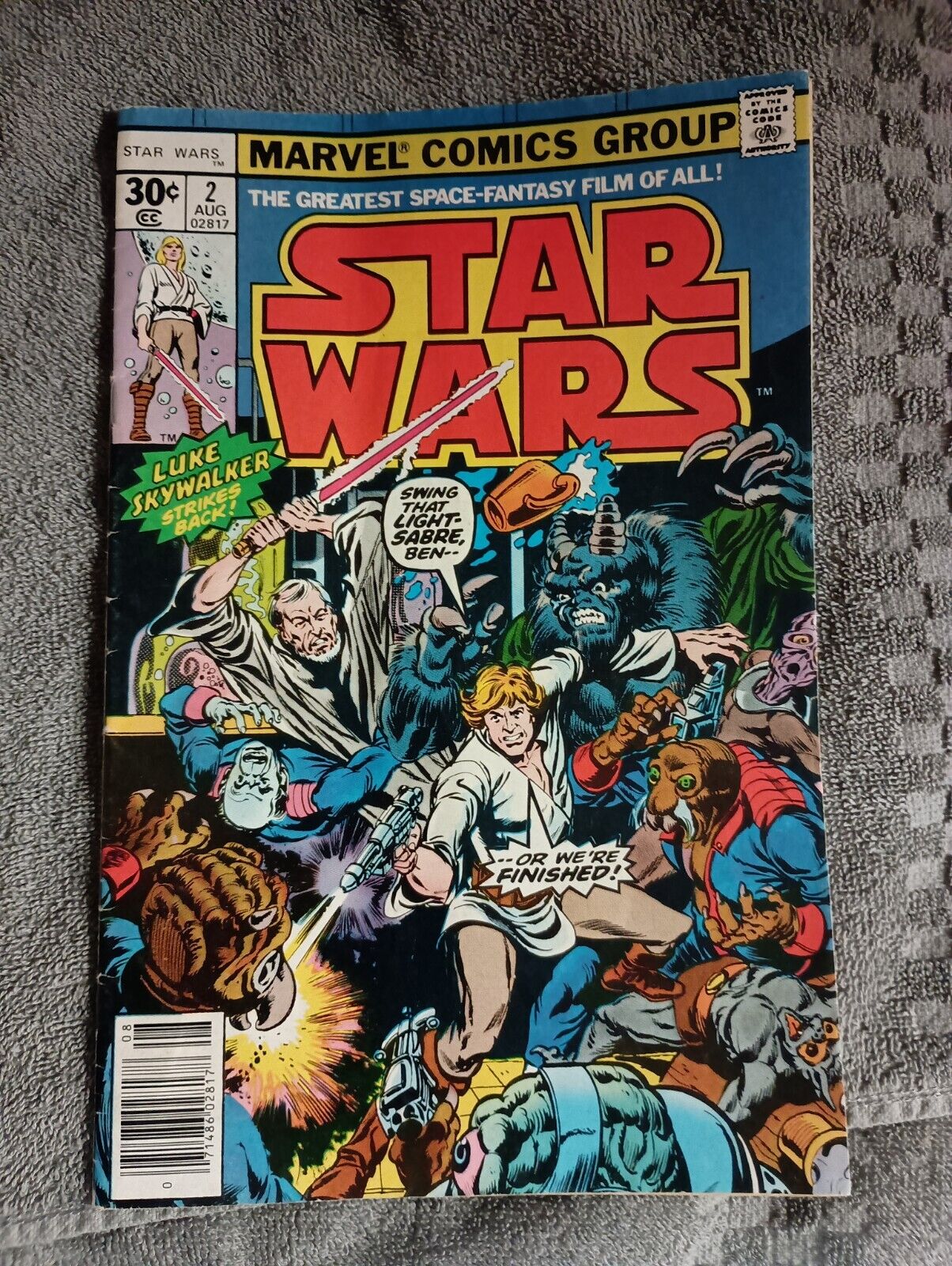 Star Wars Vol. 1 No. 2 Aug 1977 Issue Based On The Film By George Lucas 