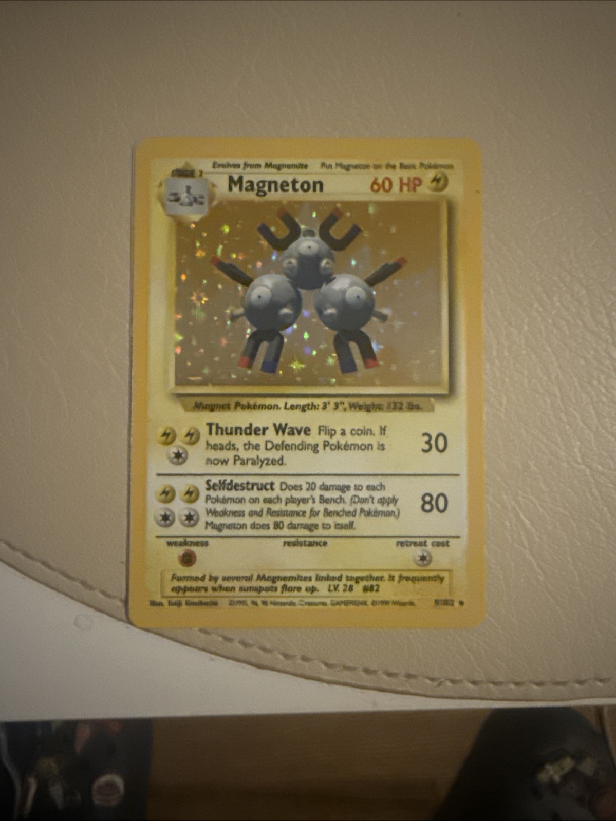 Pokémon Magneton Base Set (Unlimited) Holofoil Card 9/102 UNGRADED Pokémon Magneton Base Set (Unlimited) Holofoil Card 9/102 UNGRADED