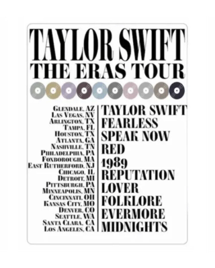 Taylor Swift The Eras Tour Magnet