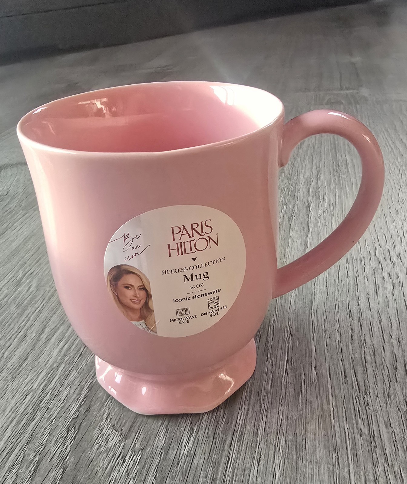 Paris Hilton Pink Footed Mug ~ NWT Paris Hilton Pink Footed Mug ~ NWT