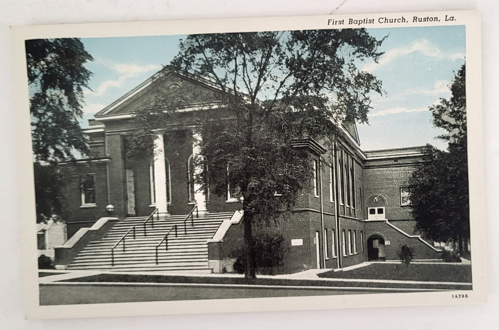VTG 1931 RUSTON LA PC FIRST BAPTIST CHURCH Teich Archives MINT VTG 1931 RUSTON LA PC FIRST BAPTIST CHURCH Teich Archives MINT