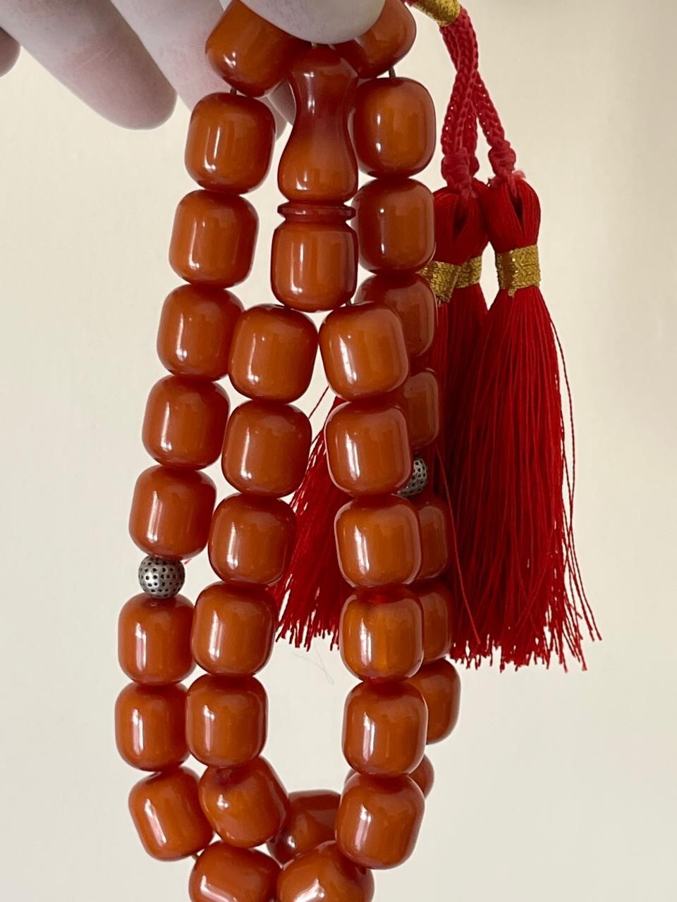 Unique Old Ottoman Faturan Rosary 33 Rare فاتوران الماني قديم قلم حر نوادر
