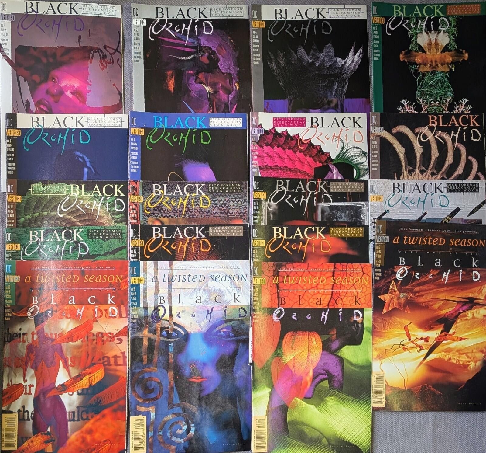 Black Orchid Comic Lot #1 2 4-20 Missing 3 21 22 DC Jill Thompson Partial Run Black Orchid Comic Lot #1 2 4-20 Missing 3 21 22 DC Jill Thompson Partial Run