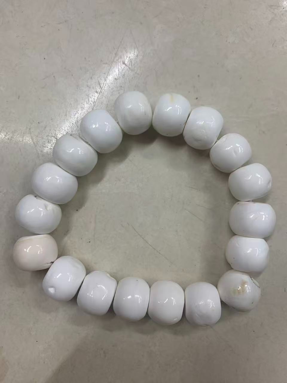 Large Rare Excellent Tibetan Natural Shell Prayer Dzi Beads Bracelet Large Rare Excellent Tibetan Natural Shell Prayer Dzi Beads Bracelet