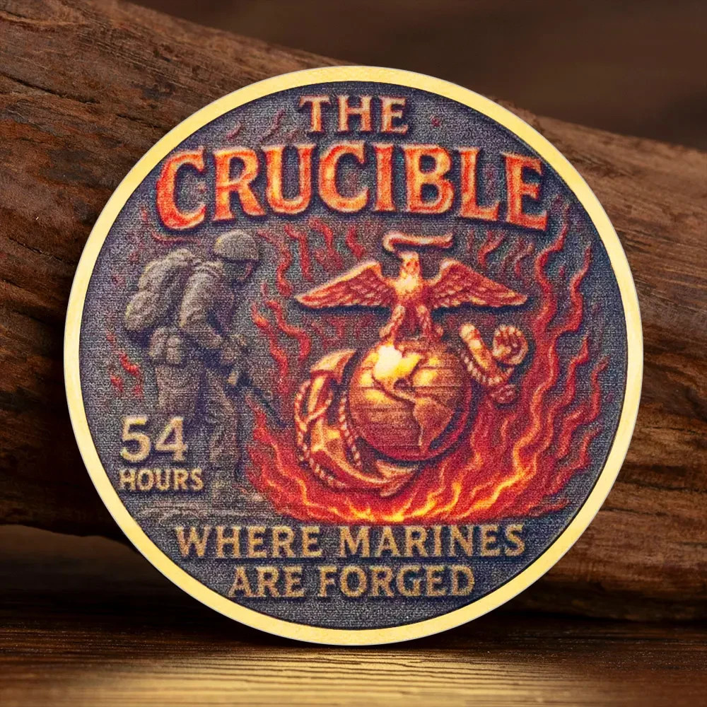 U.S. Marine Corps USMC Commemorative Challenge Coin Military Veteran Gift U.S. Marine Corps USMC Commemorative Challenge Coin Military Veteran Gift