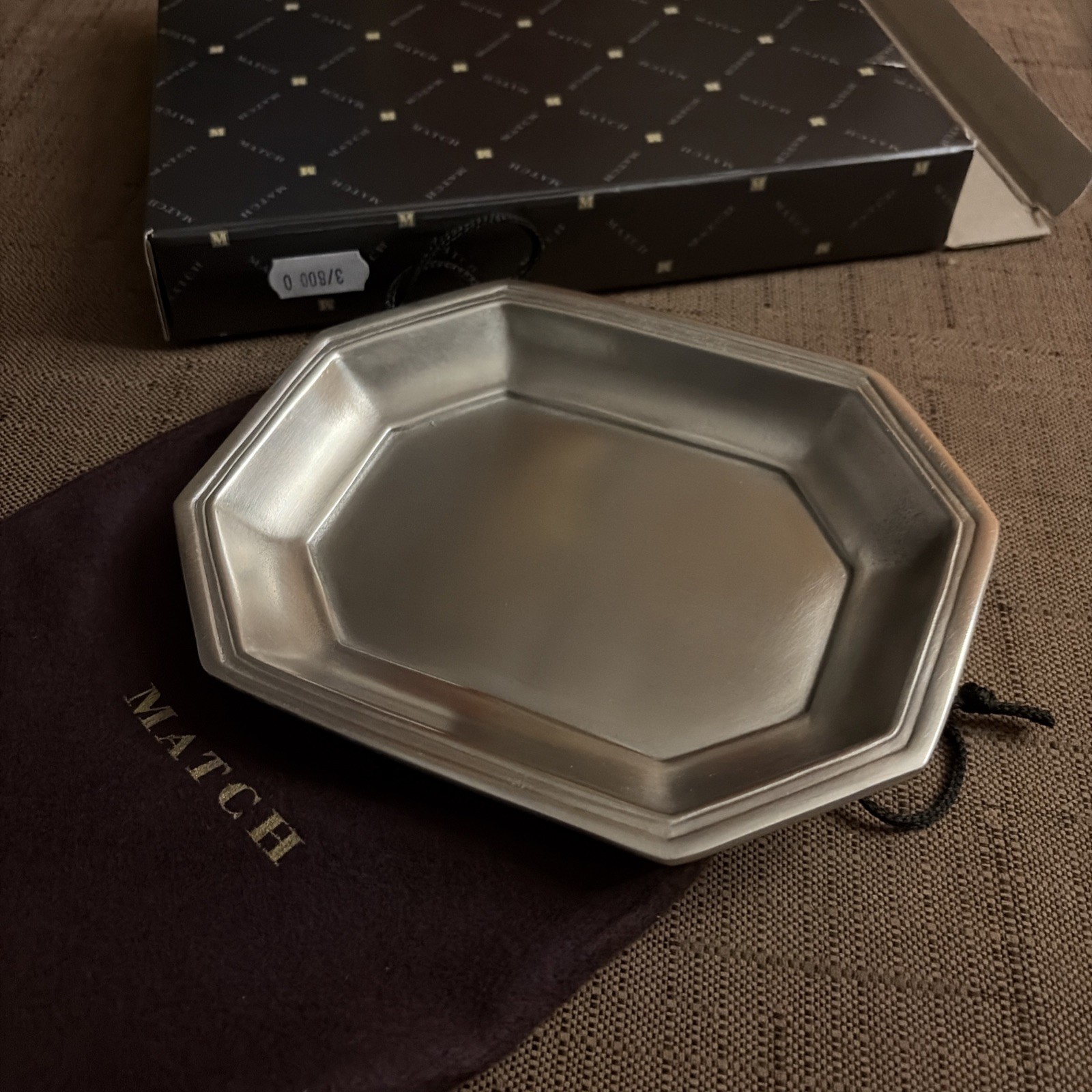 Match Pewter Dolomiti Soap Dish A800.0 Match Pewter Dolomiti Soap Dish A800.0