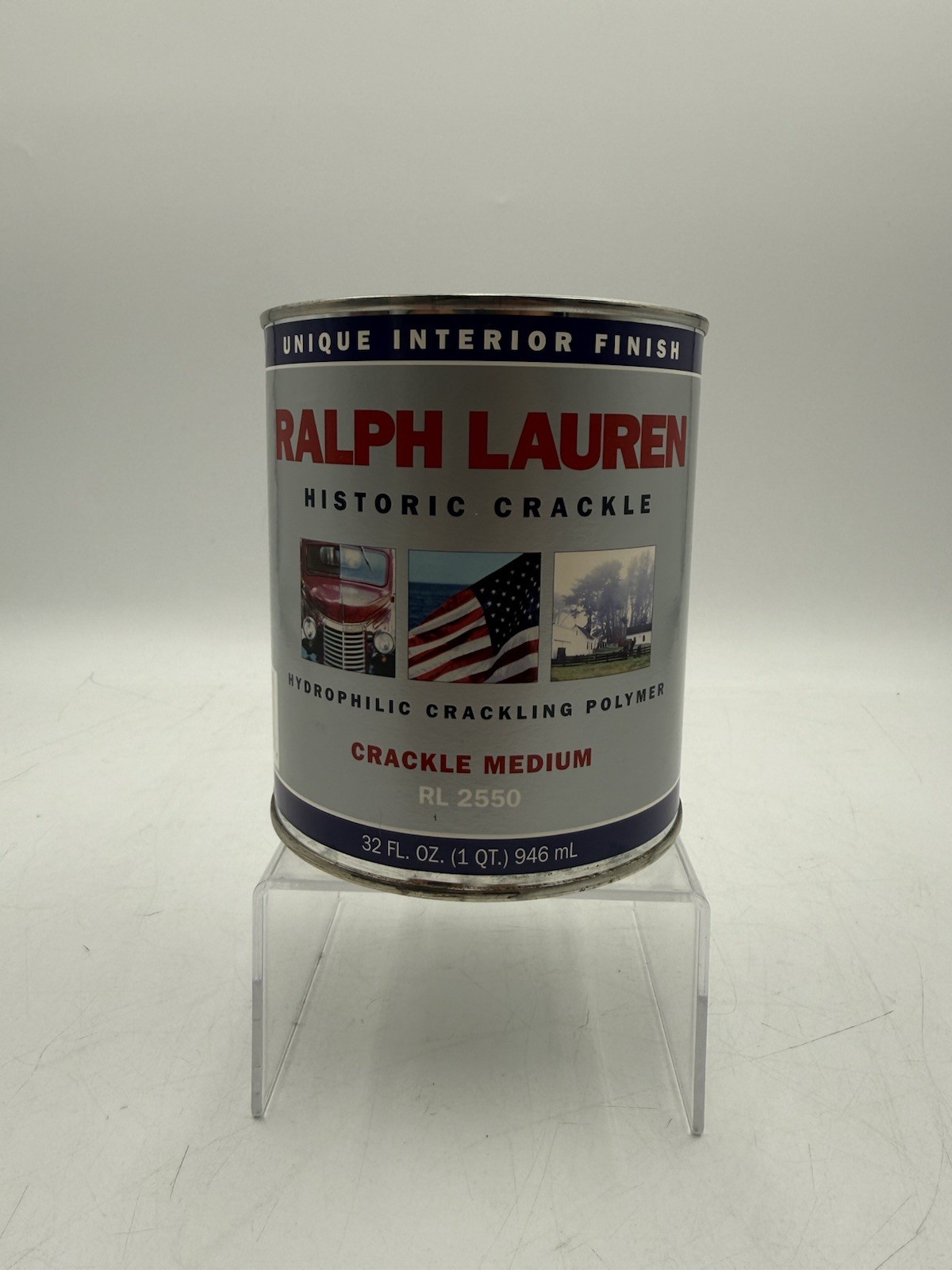 Vinatage Ralph Lauren Paint Historic Crackle Hydrophilic Polymer RL 2550 NEW Vinatage Ralph Lauren Paint Historic Crackle Hydrophilic Polymer RL 2550 NEW