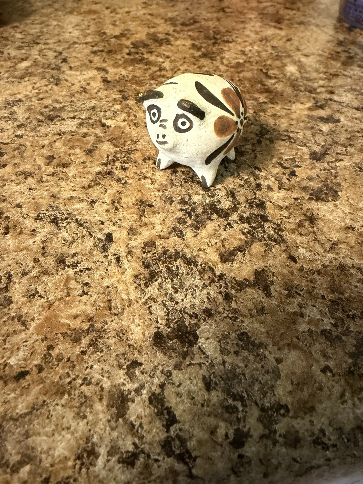 Vintage Pig Acoma Pueblo, Pottery Miniature Signed Vintage Pig Acoma Pueblo, Pottery Miniature Signed