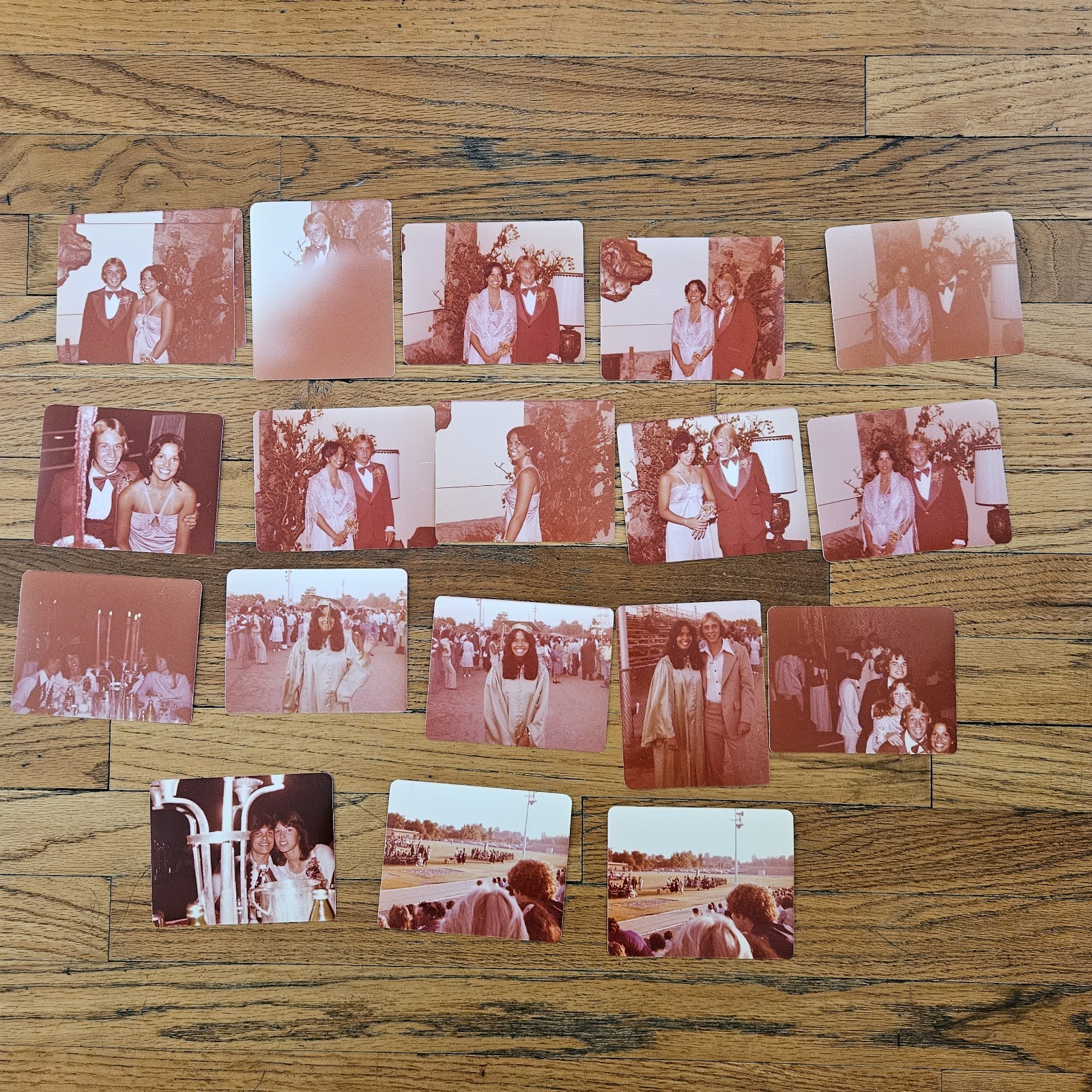 VINTAGE 1970'S PHOTOS OF PRETTY BRUNETTE AMERICAN WOMAN PROM & GRADUATION SET VINTAGE 1970'S PHOTOS OF PRETTY BRUNETTE AMERICAN WOMAN PROM & GRADUATION SET