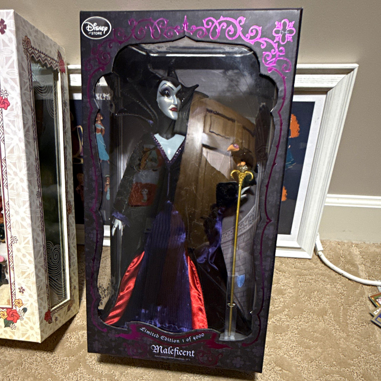 Disney Store Maleficent Sleeping Beauty Limited Edition Doll 1 of 4000 Disney Store Maleficent Sleeping Beauty Limited Edition Doll 1 of 4000
