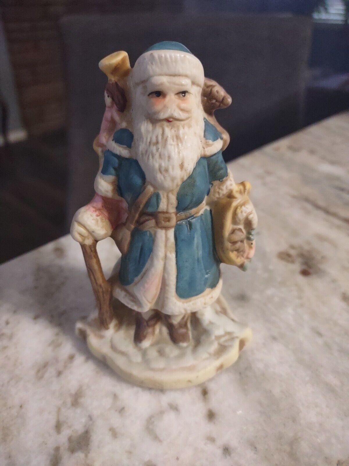 Collectible Vintage Santa Claus 1900 Christmas Ornament