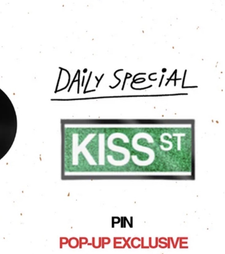 Harry Styles Exclusive Pop-up Pin Together Together Daily Special Pin Sep 26th.