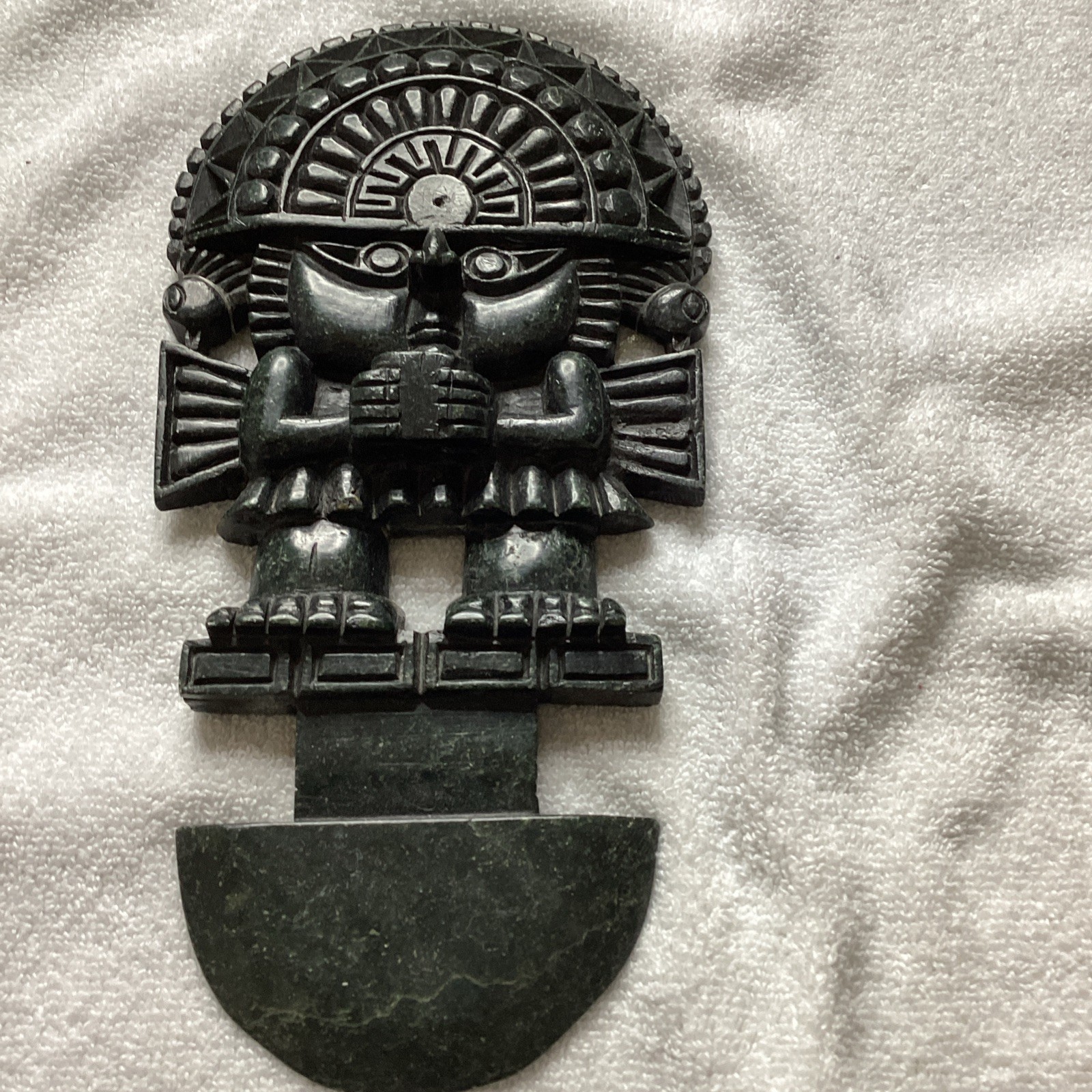 Large Hand Carved Stone Peruvian Tumi Large Hand Carved Stone Peruvian Tumi