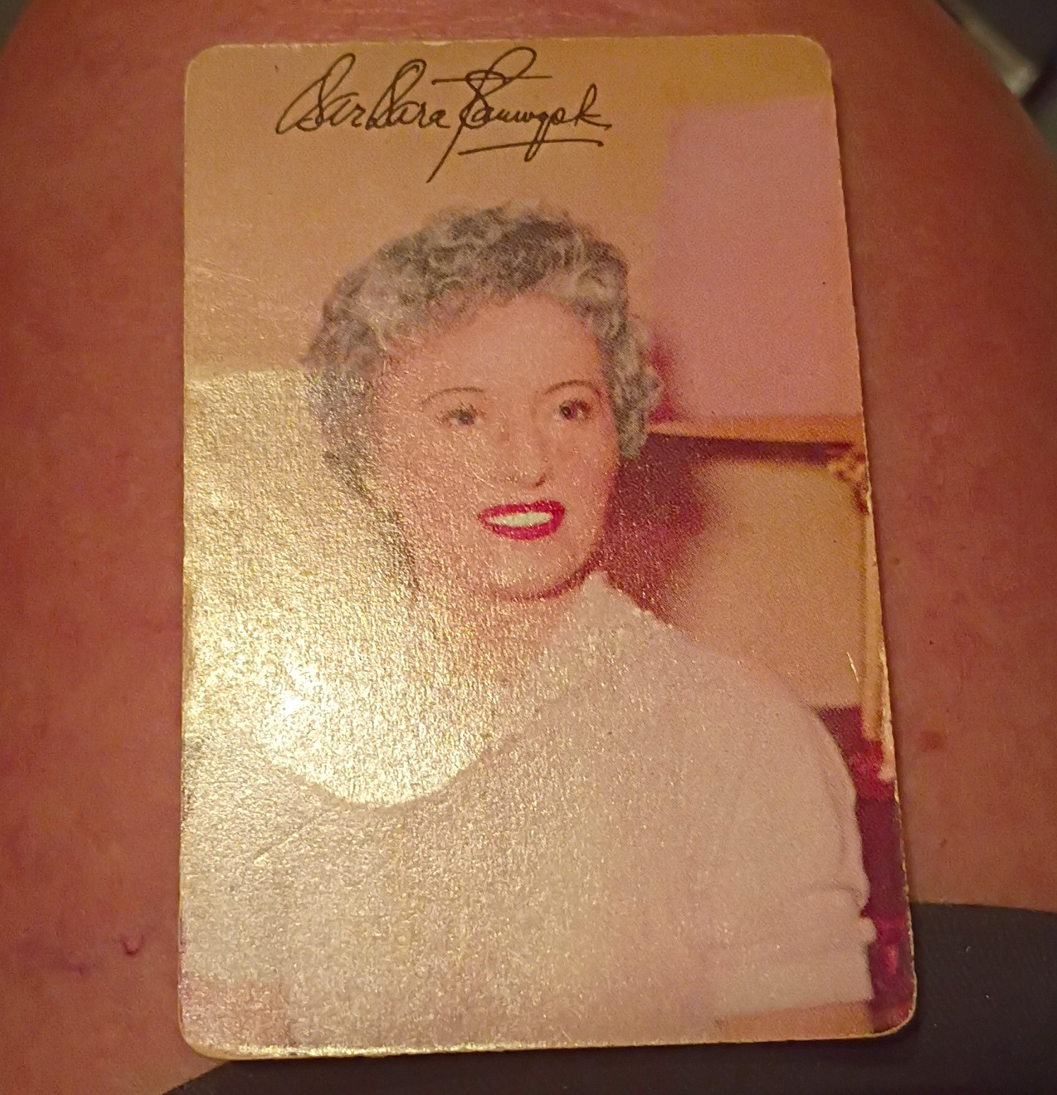 Mother's Cookies 1951 Television & Radio Stars #47 Barbara Stanwyck Card Mother's Cookies 1951 Television & Radio Stars #47 Barbara Stanwyck Card