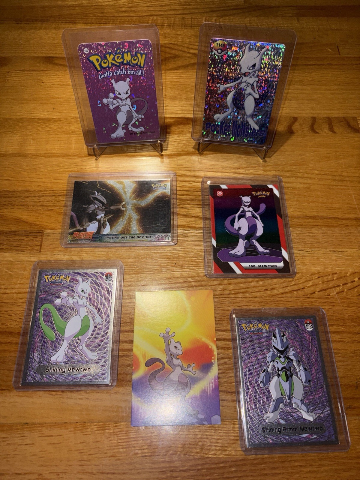 Vintage Mewtwo Pokémon Topps Promotion Movie Scene Cart Lot x7 Bundle - RARE NM Vintage Mewtwo Pokémon Topps Promotion Movie Scene Cart Lot x7 Bundle - RARE NM