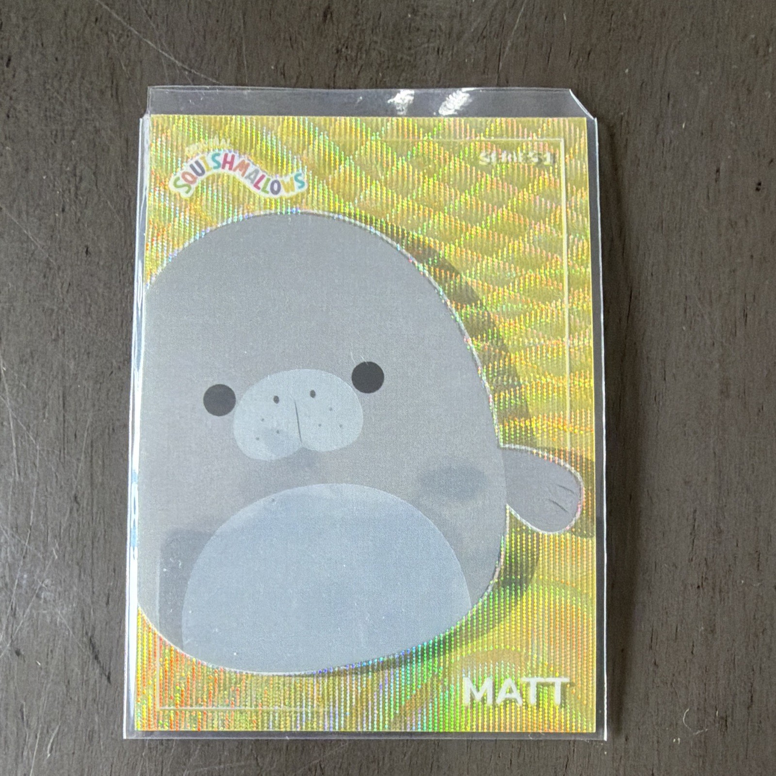 Panini 2024 Squishmallows Series 1 Matt #68 Prizm Parallel 02/10 Panini 2024 Squishmallows Series 1 Matt #68 Prizm Parallel 02/10