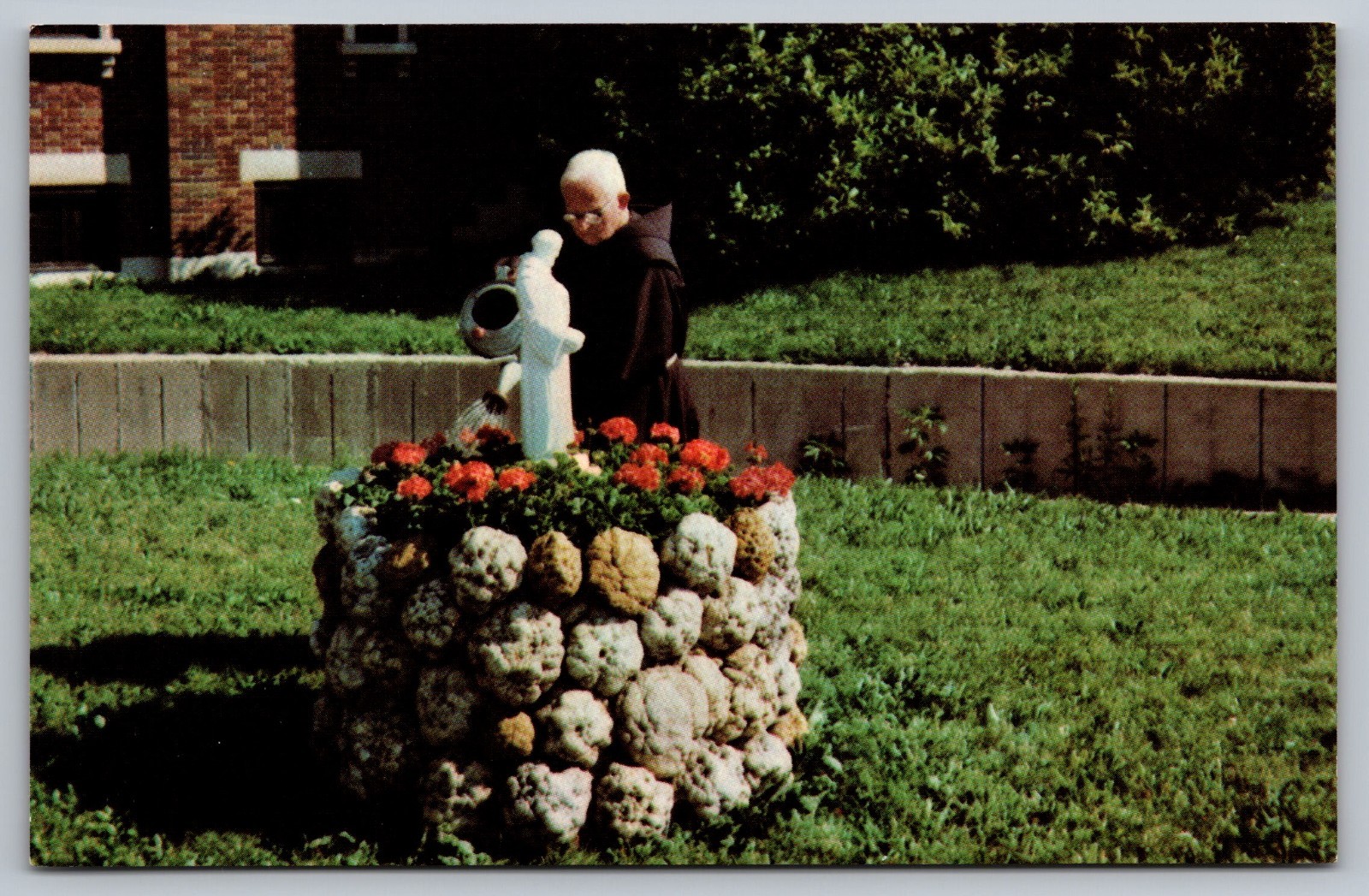 Oak Brook IL Illinois~St. Paschal Friary~Franciscan Order~c1970s UNUSED Postcard Oak Brook IL Illinois~St. Paschal Friary~Franciscan Order~c1970s UNUSED Postcard