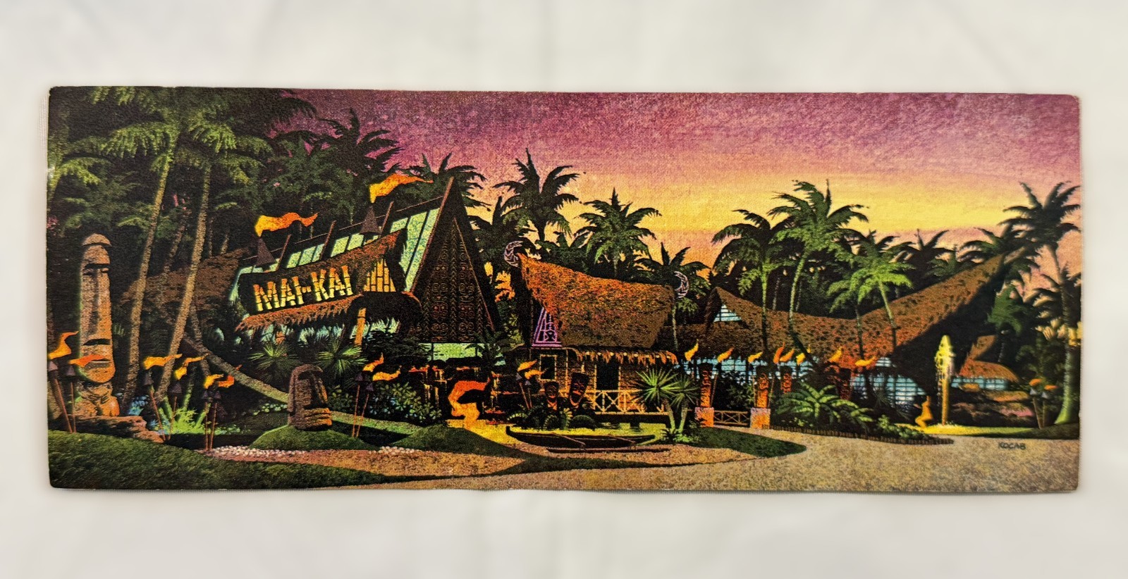 VINTAGE MAI-KAI POLYNESIAN RESTAURANT FORT LAUDERDALE FLORIDA WIDE FORMAT- RARE