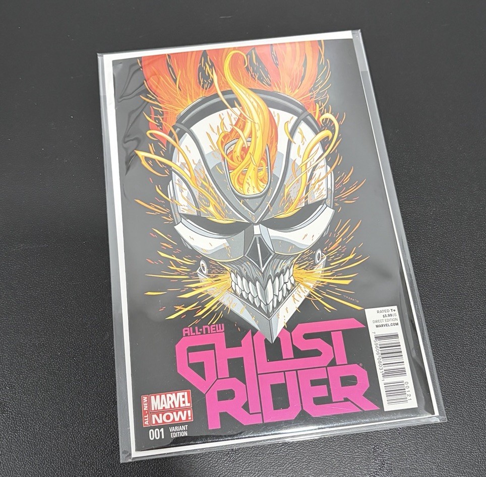 All New Ghost Rider # 1 2014 RARE Moore 1:50 Variant Marvel First Robbie Reyes All New Ghost Rider # 1 2014 RARE Moore 1:50 Variant Marvel First Robbie Reyes
