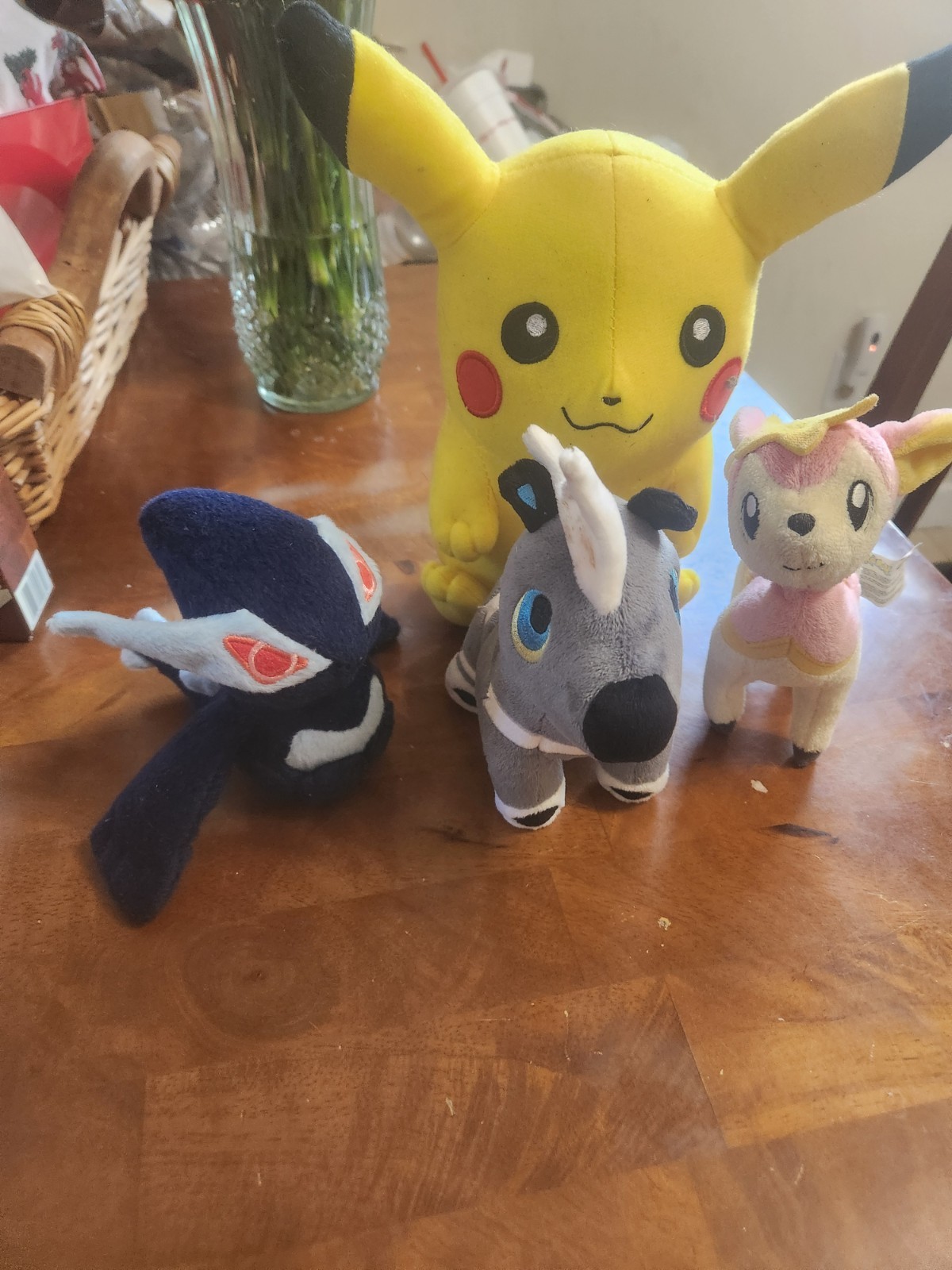 Official Pokémon Center Plush Lot of 4 - Generation 5 Unova & Display Replica
