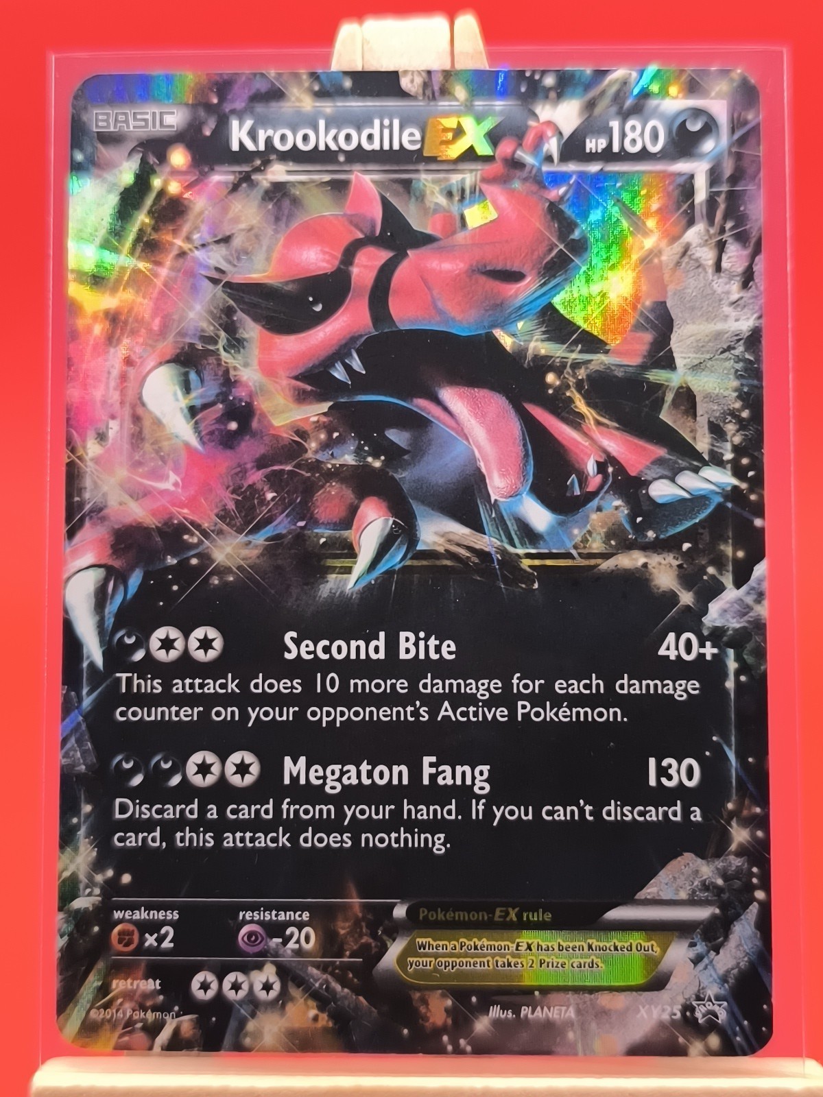 Krookodile EX XY25 X & Y Ultra Rare Holo Black Star Promo Pokemon Card Krookodile EX XY25 X & Y Ultra Rare Holo Black Star Promo Pokemon Card