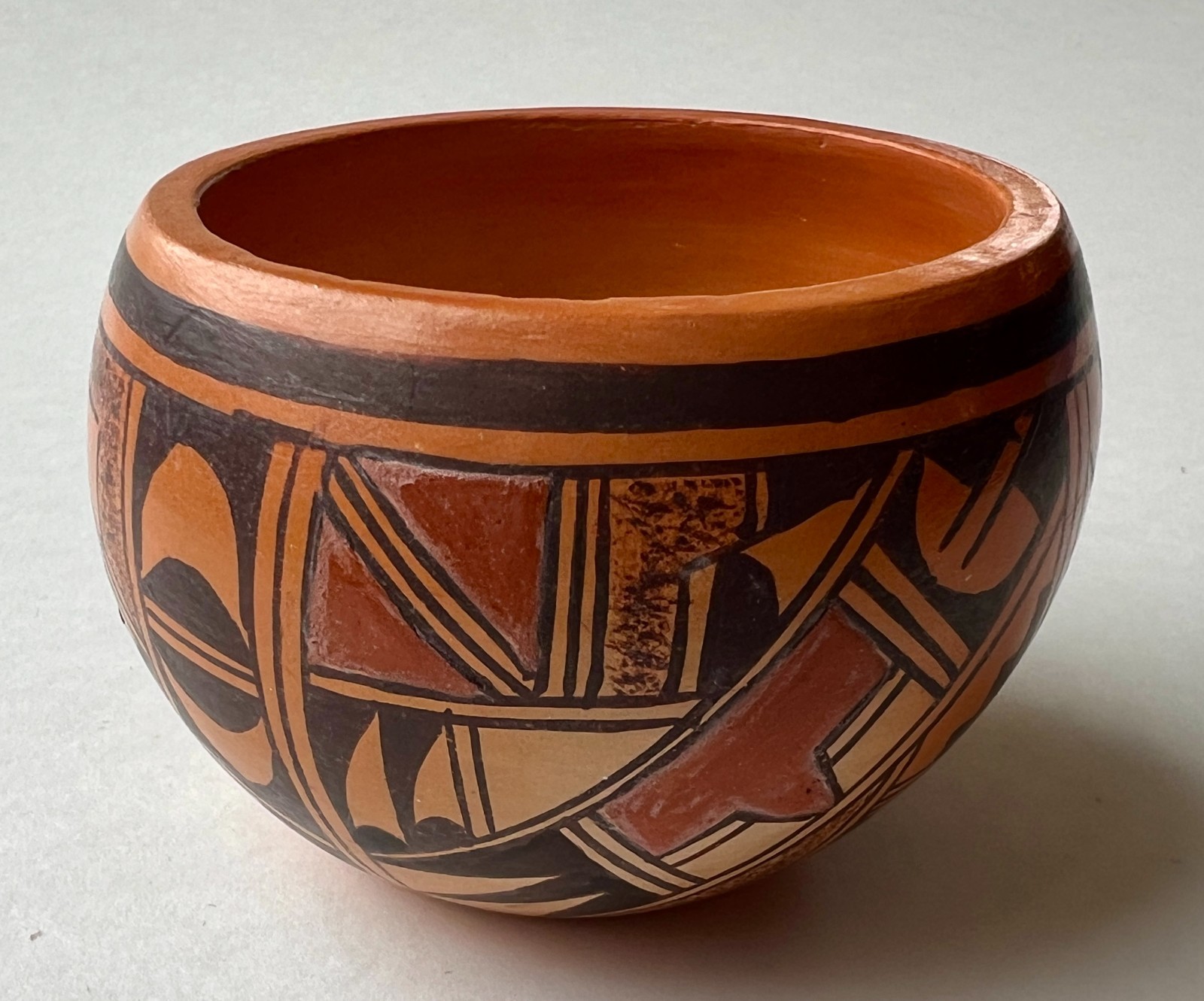 Native American Hopi Seed Jar Emma Naha Intricate Sikyatki Design