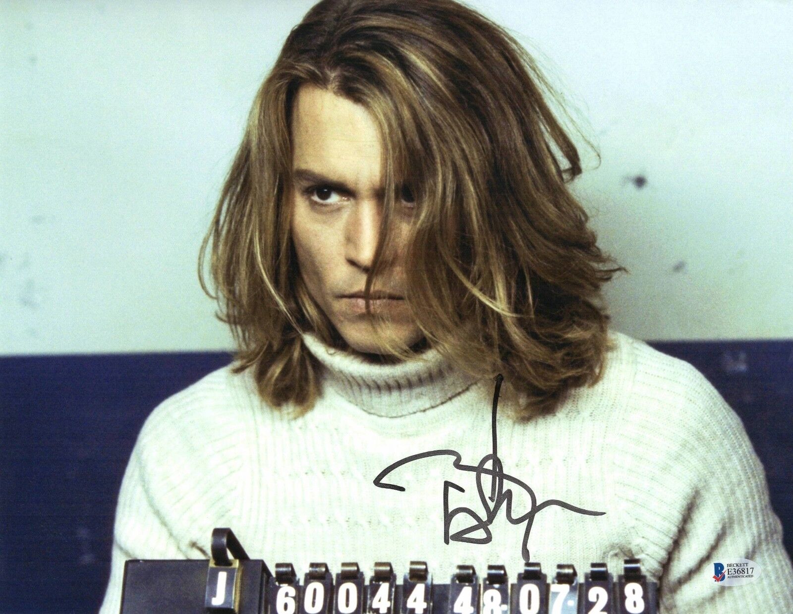 JOHNNY DEPP SIGNED BLOW 'GEORGE JUNG' 11X14 PHOTO AUTHENTIC AUTOGRAPH BECKETT