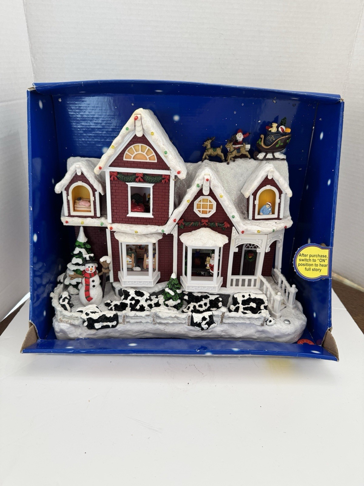 Vintage 98 Christmas Lighted & Musical Story-Telling House Twas The Night Before Vintage 98 Christmas Lighted & Musical Story-Telling House Twas The Night Before