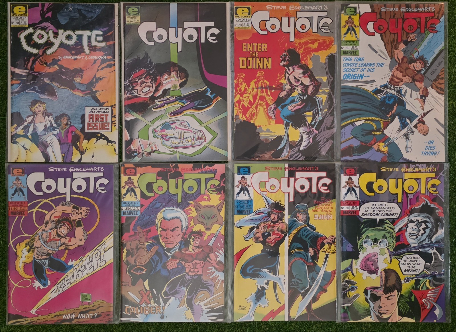 Coyote Lot of 12 Epic Comics Steve Englehart 1 2 3 4 5 6 7 8 10 12 15 16 Coyote Lot of 12 Epic Comics Steve Englehart 1 2 3 4 5 6 7 8 10 12 15 16