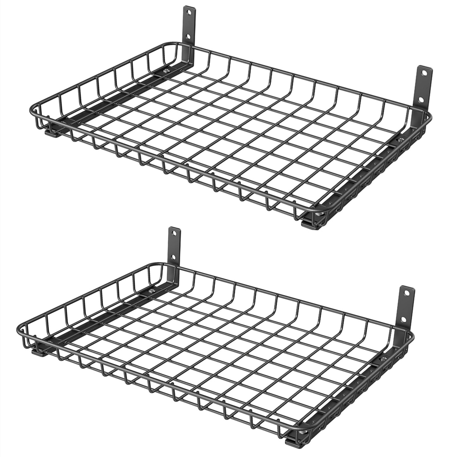 WALMANN Garage 12x18 inch Wall Shelf Wall-Mounted Storage Shelves for Garage Clo