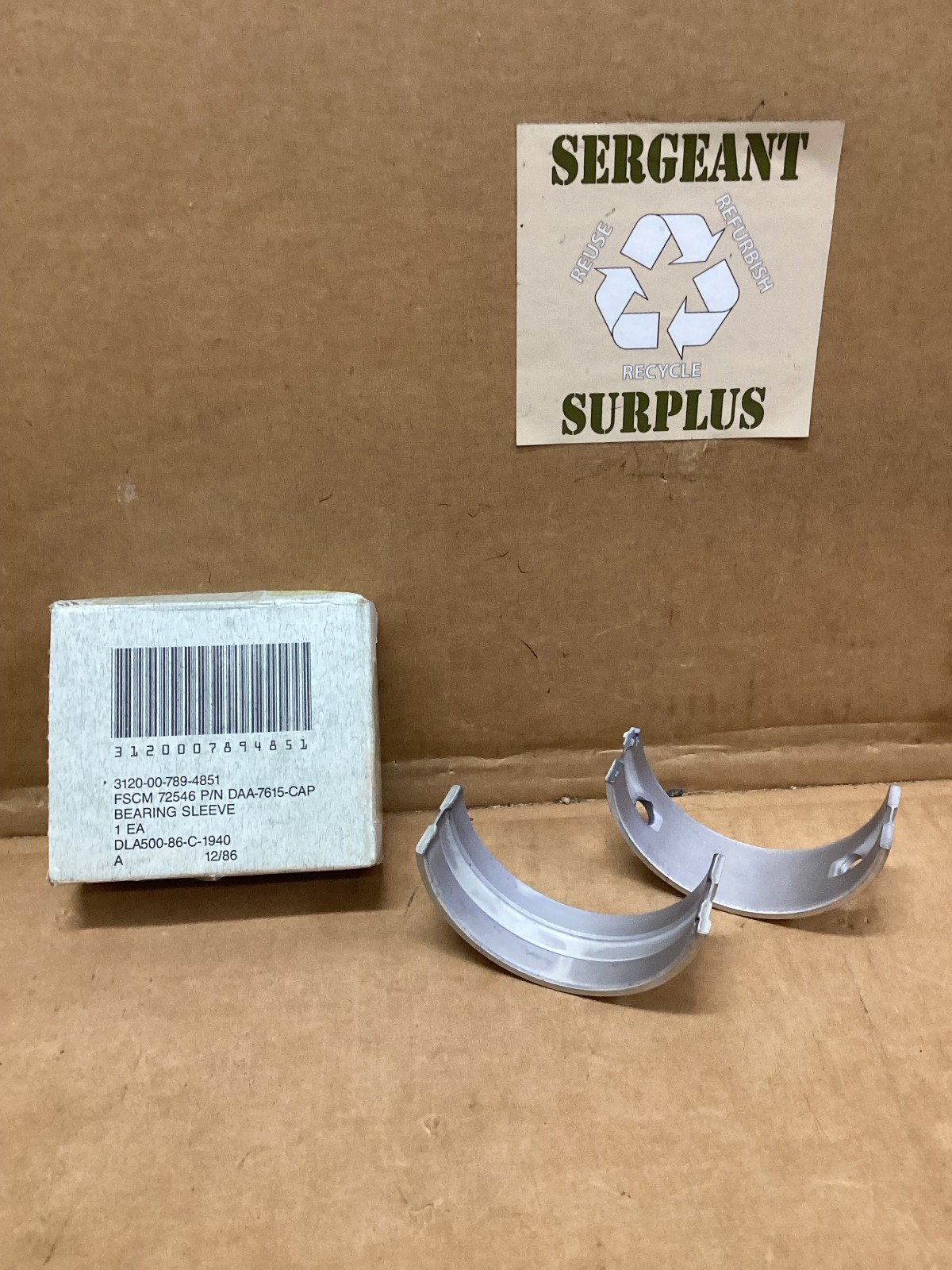 Bearing sleeve engine(2 matched bearings)Detroit diesel pn#5195930 Bearing sleeve engine(2 matched bearings)Detroit diesel pn#5195930
