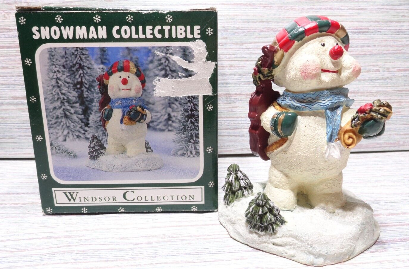 Vintage WINDSOR COLLECTION Snowman Collectible - Snowman Violin   4.25\