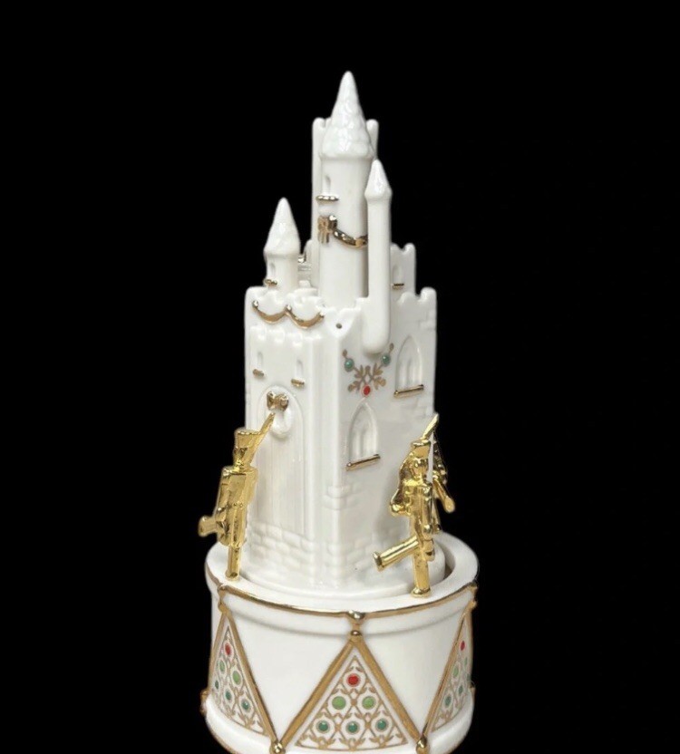 Retired New Lenox China Jewels Musical Figurines Castle Wooden Soldier Retired New Lenox China Jewels Musical Figurines Castle Wooden Soldier