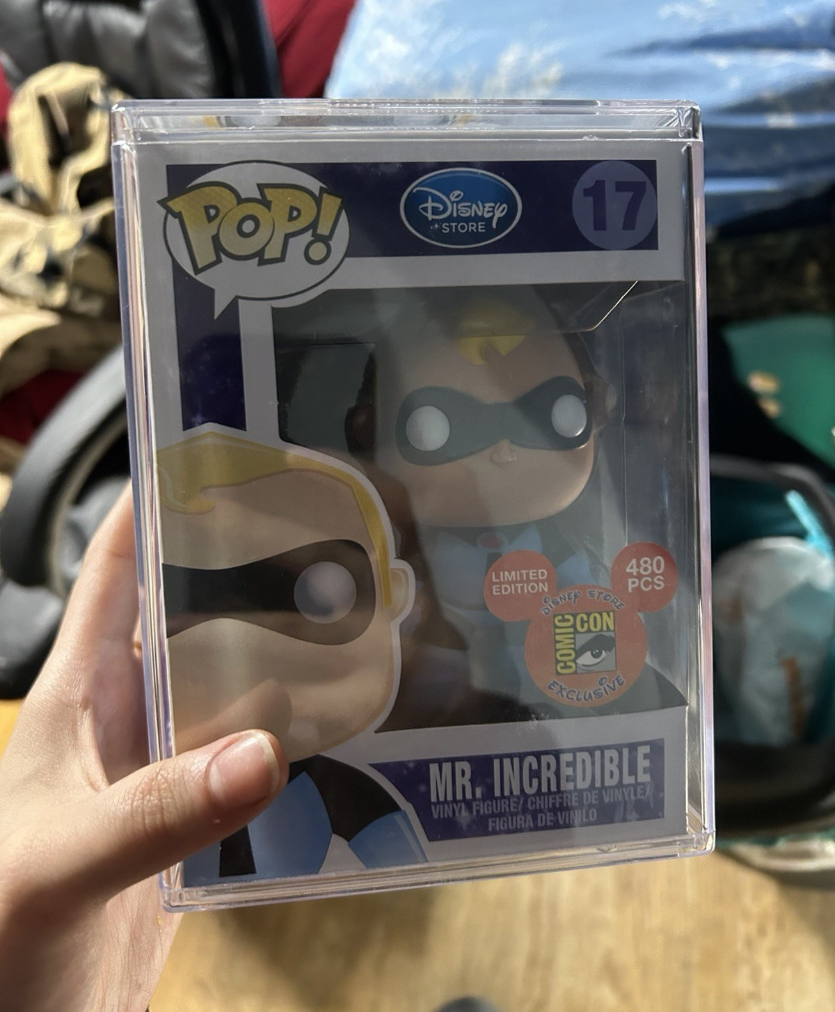 Funko Pop Mr. Incredible #17 4" SDCC 2011 Pixar The Incredibles Figure