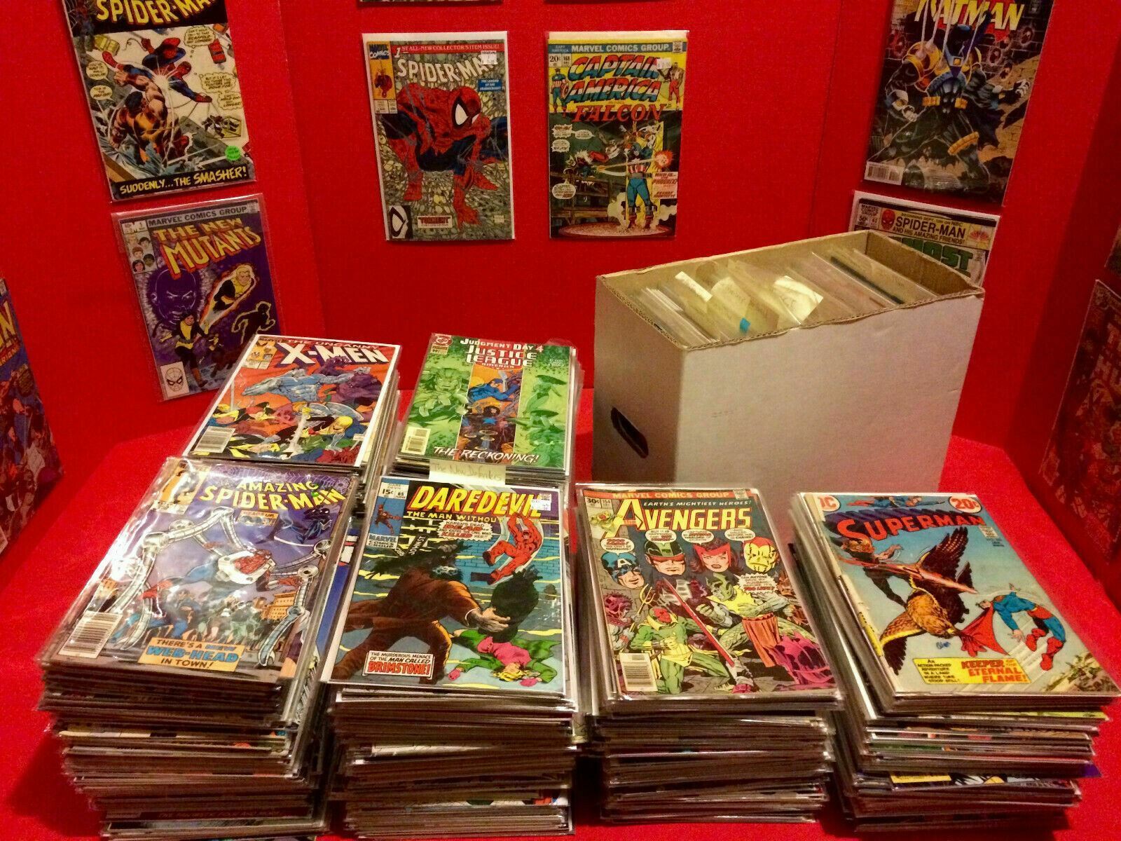 Huge Prime 100 Comics Lot- Marvel/ Dc Only-  Vf+ To Nm+ All 70s-90s.