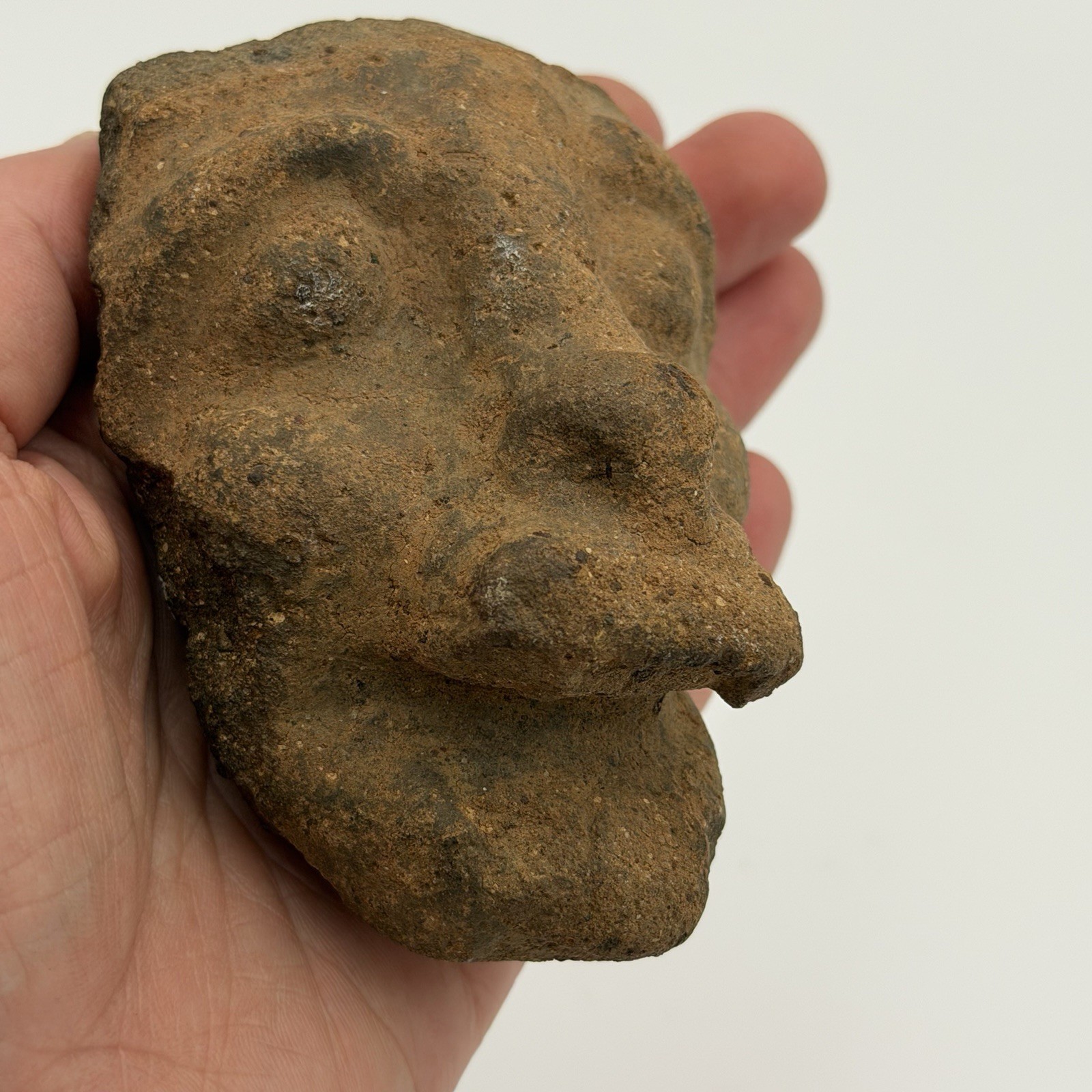 RARE Pre-Columbian Ancient Artifacts- Mayan Clay Face / Head RARE OLD RARE Pre-Columbian Ancient Artifacts- Mayan Clay Face / Head RARE OLD