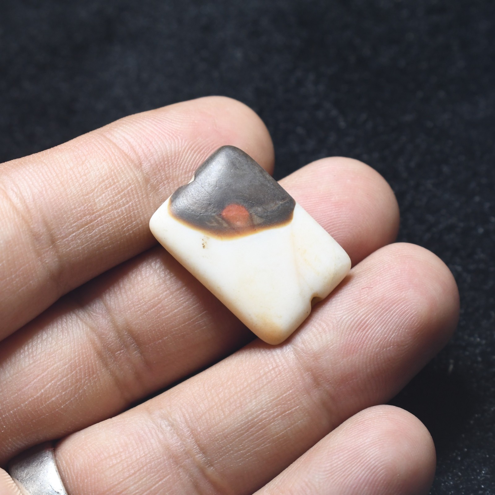 Rare Ancient Tibetan Himalayan Agate Stone Dzi Bead over 2000 Years Old Rare Ancient Tibetan Himalayan Agate Stone Dzi Bead over 2000 Years Old
