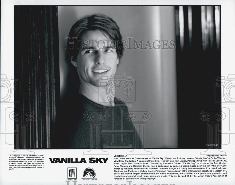 2001 Press Photo Tom Cruise in \
