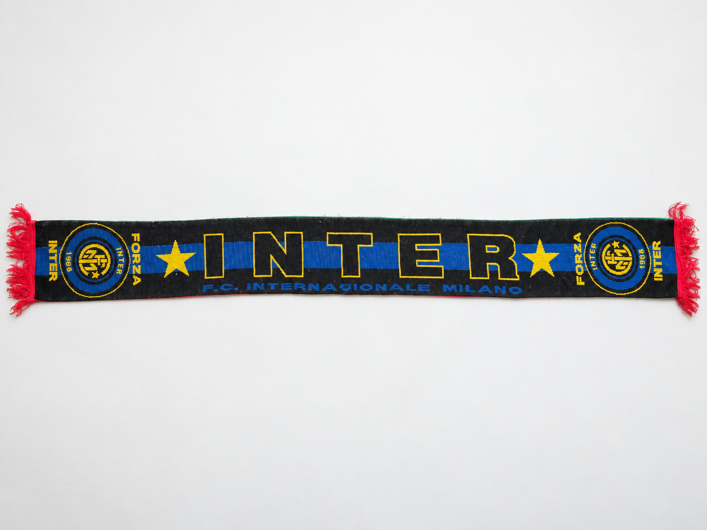 Locomotive Moscow vs Inter Milan Match Scarf 2003 Stadium Bought Rare 3-0 Locomotive Moscow vs Inter Milan Match Scarf 2003 Stadium Bought Rare 3-0