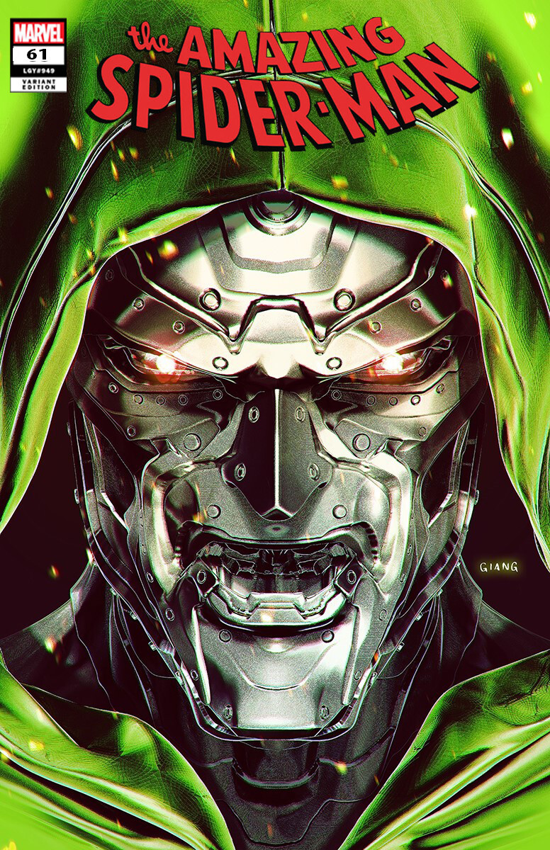 AMAZING SPIDER-MAN #61 (JOHN GIANG EXCLUSIVE DOCTOR DOOM VARIANT) COMIC PRE-SALE AMAZING SPIDER-MAN #61 (JOHN GIANG EXCLUSIVE DOCTOR DOOM VARIANT) COMIC PRE-SALE