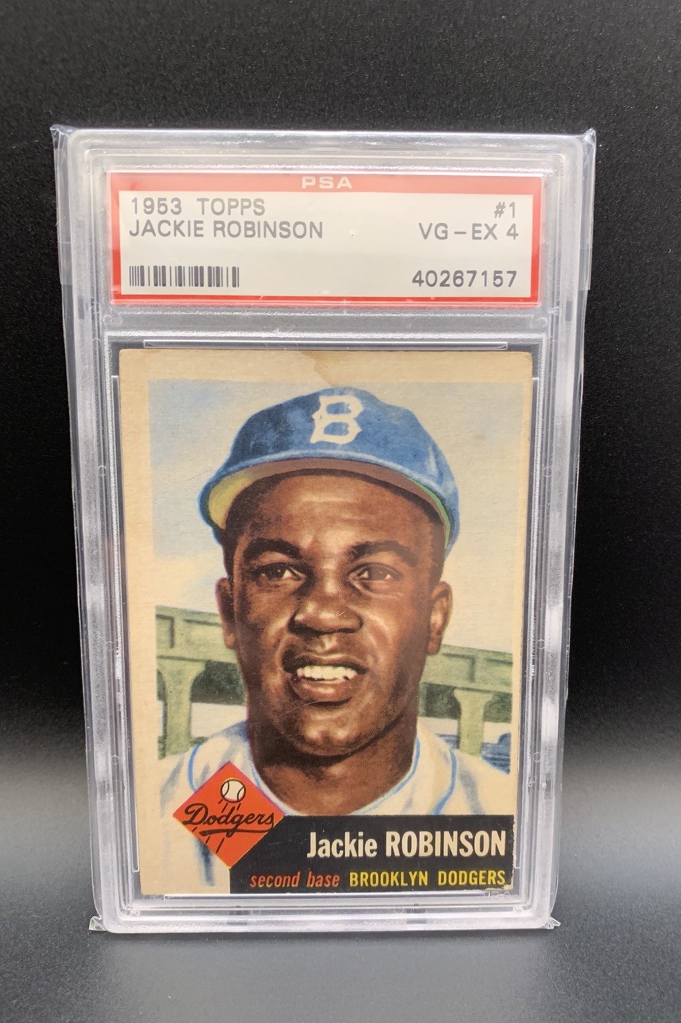 1953 Topps Jackie Robinson #1 PSA 4 